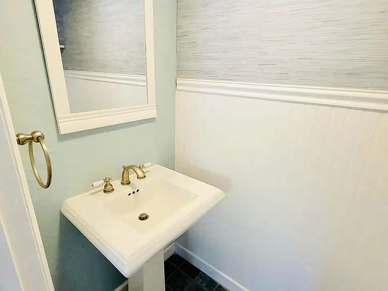 half bathroom downstairs