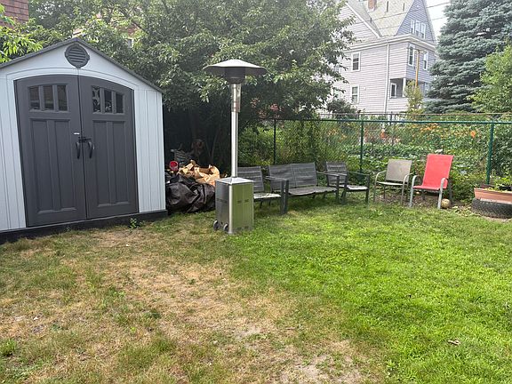 Backyard - fenced in
And shed