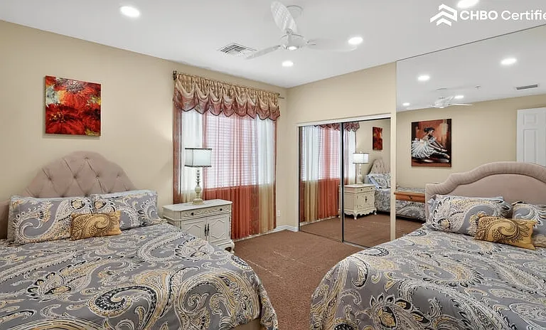 Ballerina room with two queen size beds.