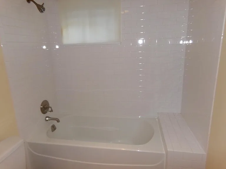 Basement bath soaking tub