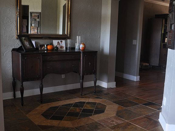 Foyer entrance to den