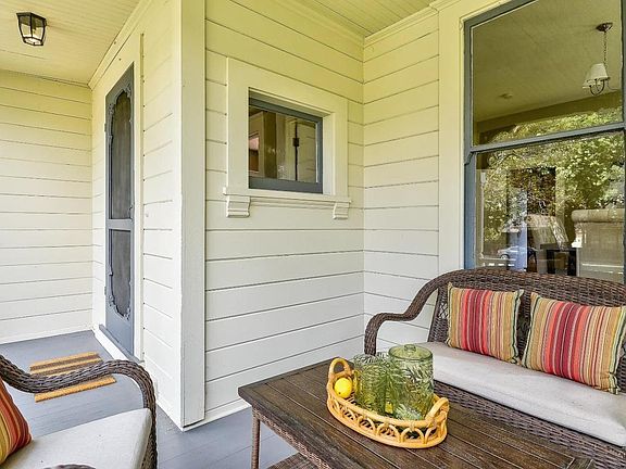 Serene front porch