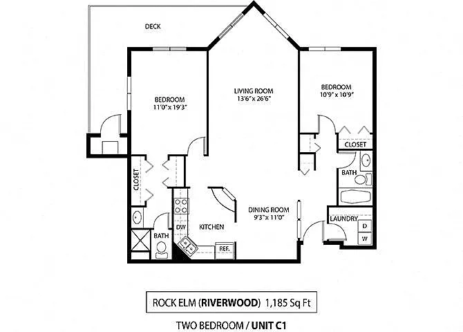 Floor plan Rock Elm