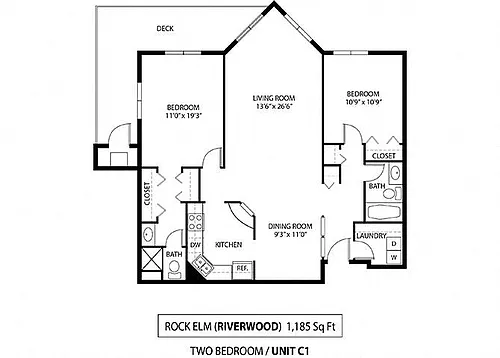 Floor plan Rock Elm