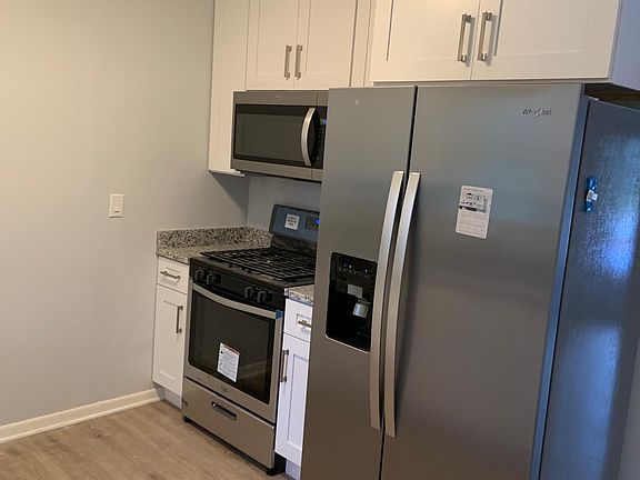 Kitchen with SS appliances