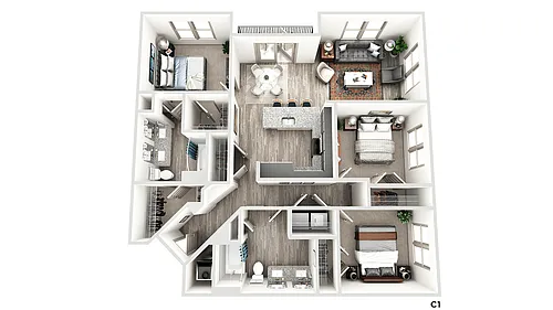 Floor plan C1