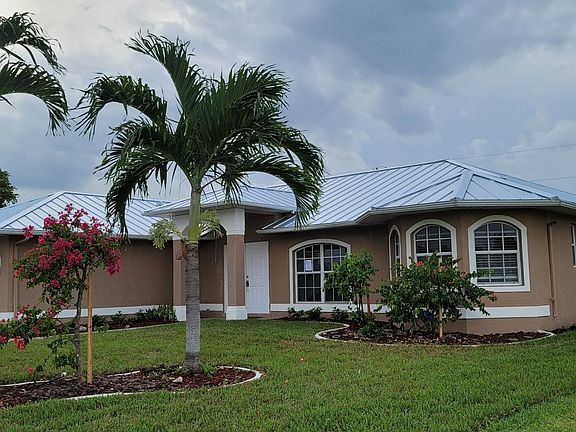 Front yard with new landscaping.