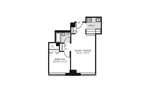 2nd image of 45 Wall St APT 307