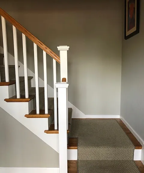 Stairs to Second Floor Private Bedroom and Bathroom