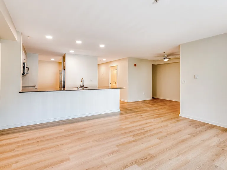 Beautiful plank flooring throughout your living space