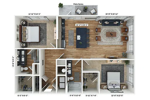 Floor plan B3