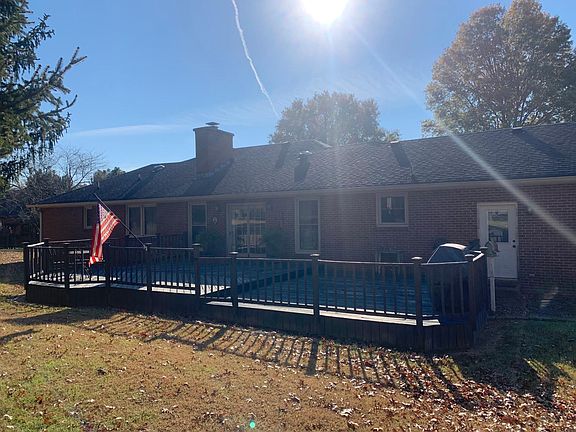 Rear of house + deck