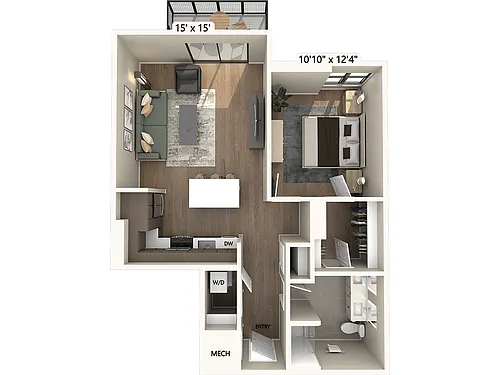Floor plan A09-Scheme3