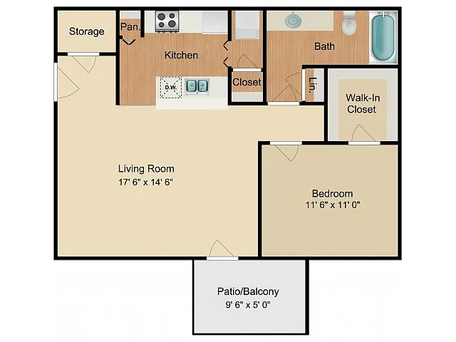 Floor plan Woodland Redev