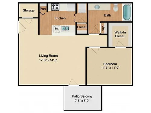 Floor plan Woodland Redev