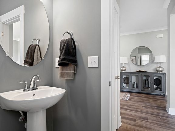 Powder Room of The Drayton Design by DRB Homes