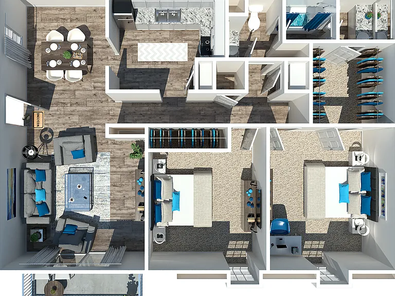 2 Bedroom 1.5 Bath 2 Bedroom 1.5 Bath
