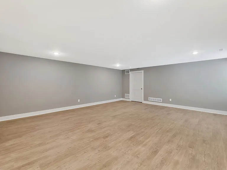 large rec room on lower level
