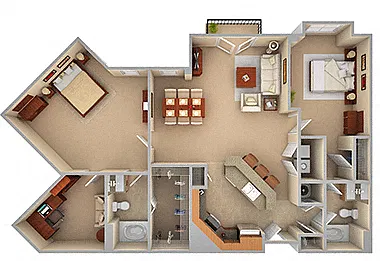 Floor plan B-4 (PHASE 1)