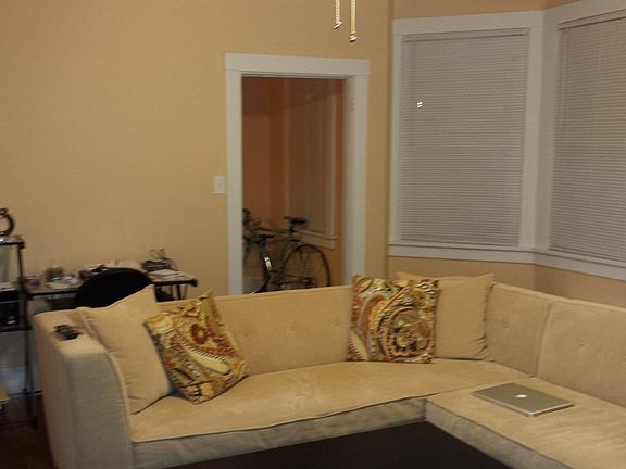 LIVING ROOM - bay windows to street