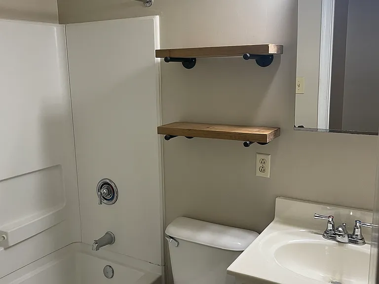 Bathroom across from bedrooms