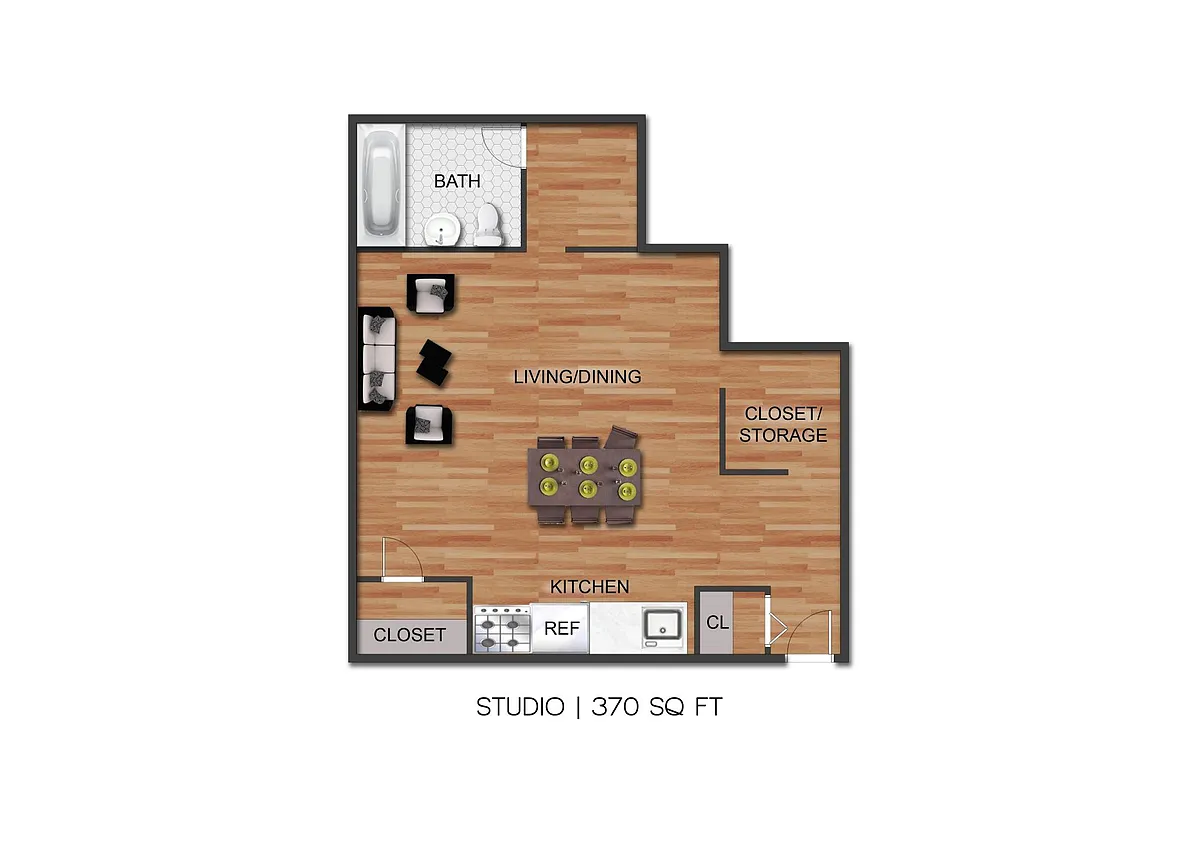 Floor plan Studio