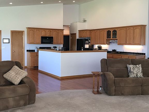 Great room to kitchen