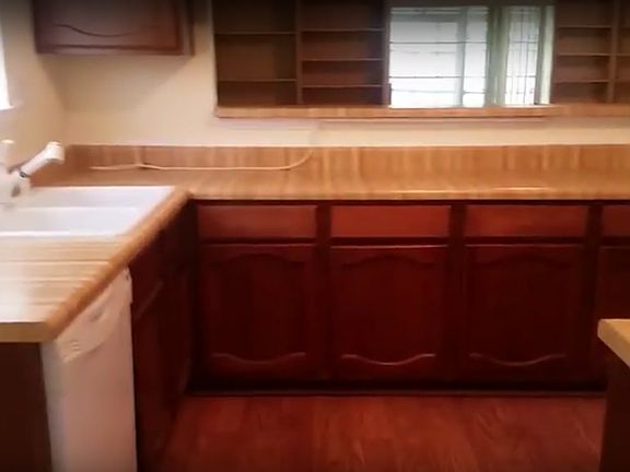 New kitchen with updated cabinets, counter tops and applianc