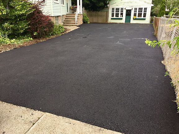 New driveway street view