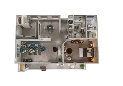 Floor plan 1x1 Penthouse