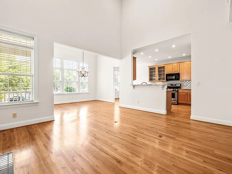 Great room dining room kitchen