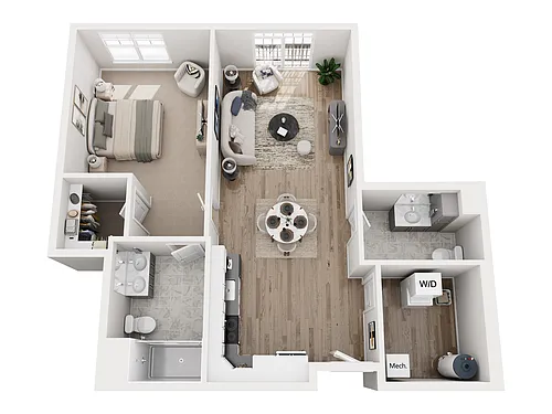 Floor plan Mustang II