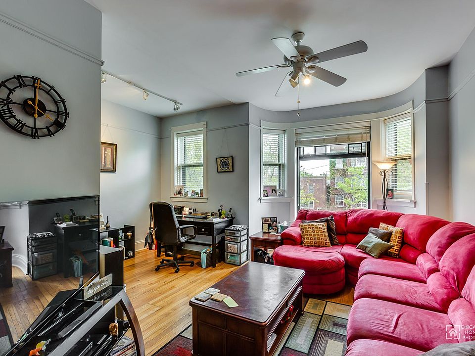 please note that the red sectional is oversized.