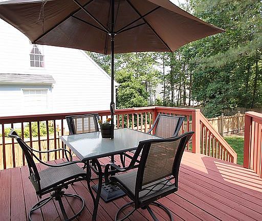 Deck restained in 2016