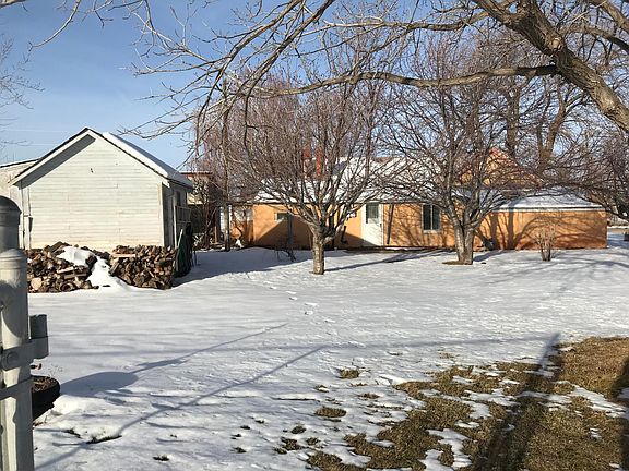 East side of property in the Winter