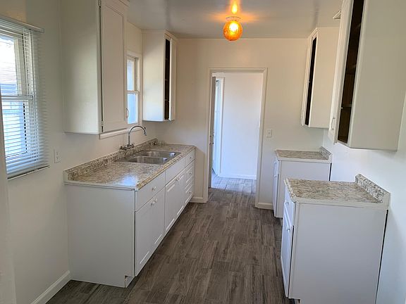 Kitchen looking towards laundry room.