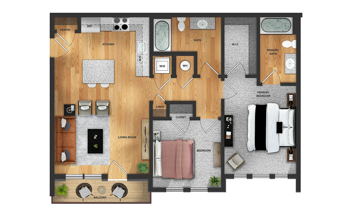 Floor plan 2X2