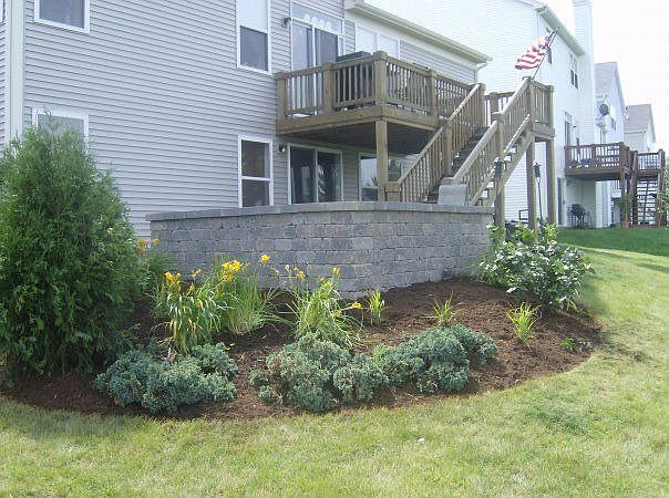 View of patio and deck