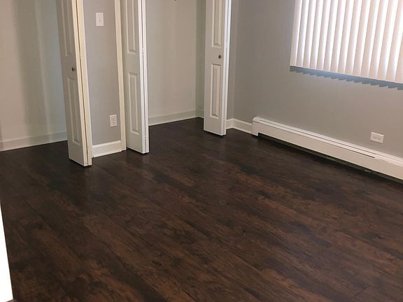 Master bedroom with two closets
