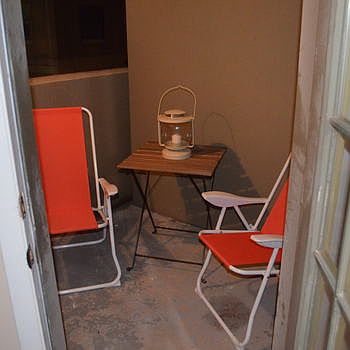 private patio with seating