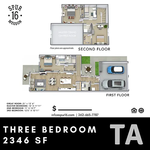 Floor plan Townhome A