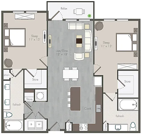 Floor plan Addie