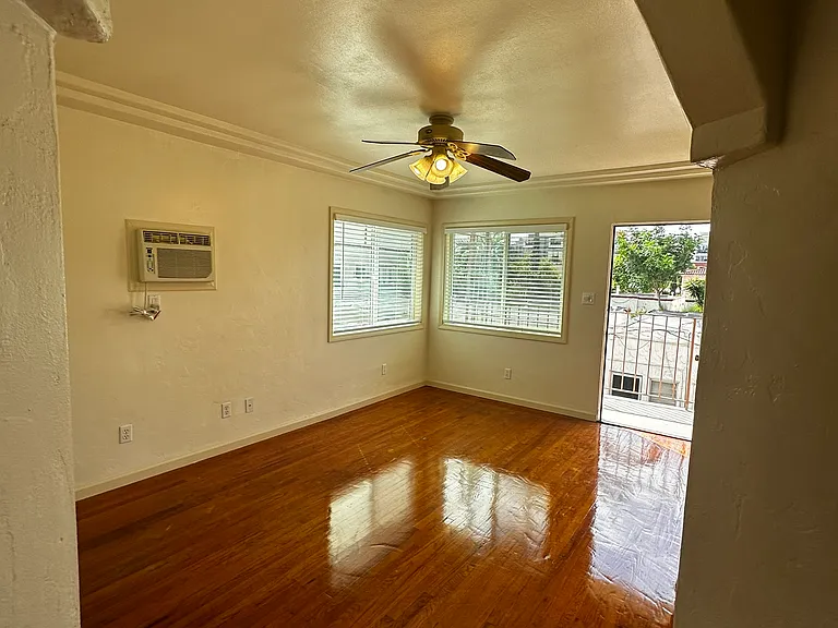 Living Room with A/C & Celiing Fan