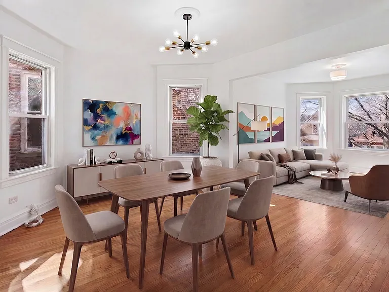 dining/living room (virtually staged)