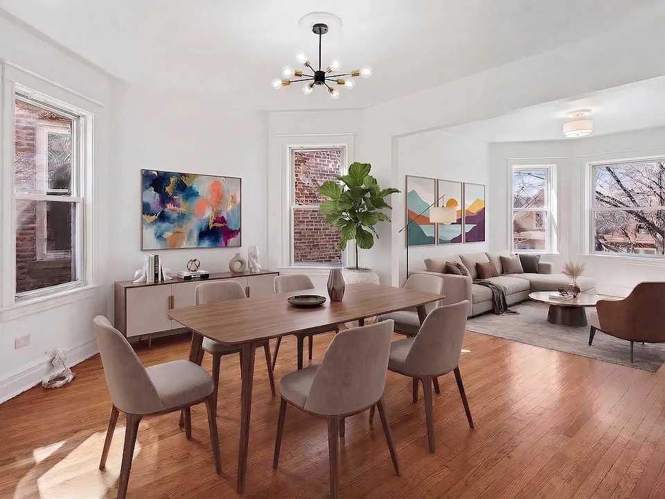 dining/living room (virtually staged)