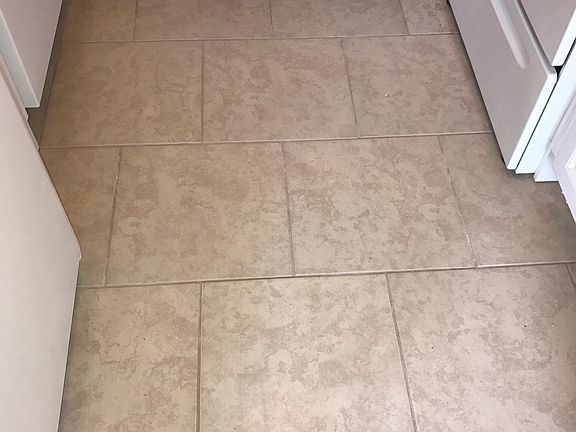 New tile in kitchen