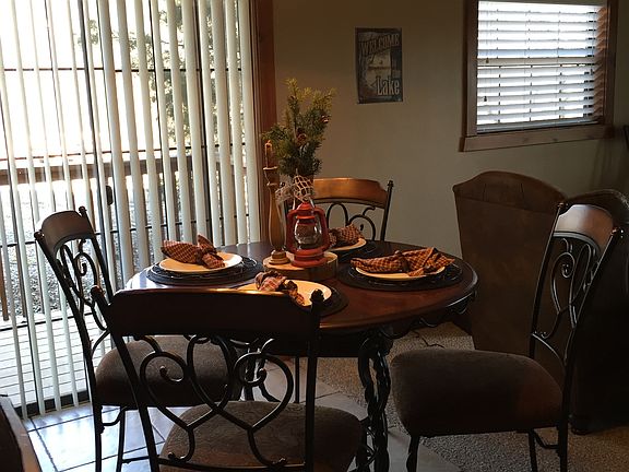 Dining table set and ready