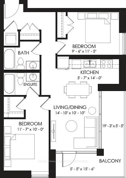 60 Charles St W #2305 — Photo 14