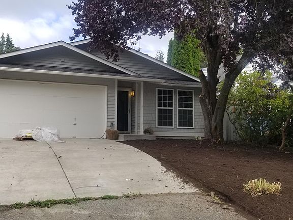 Black house numbers installed