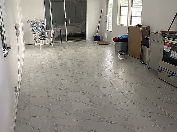 Main living and kitchen area